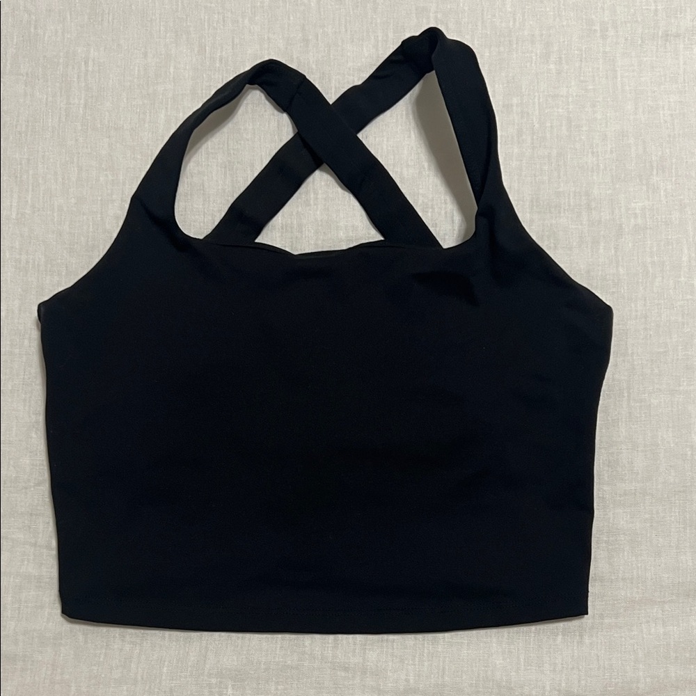 Women's Black Cross-Back Bralette